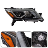 Headlight Assembly Replacement for Pathfinder Platinum S SL SV 2017-2020 Headlights Halogen Projector w/DRL Set Passenger Side RH