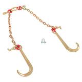 5/16in x 2FT Tow Chain 10800lbs Working Load G80 V-Bridle Chain