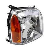 Driver and Passenger Side Headlight Assembly White Replacement for Yukon XL 2007-2014 Headlamp Assembly Replacement for 15861025 15861026