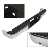 labwork Chrome Rear Bumper Assembly with Park Assist Sensor Holes Replacement for 2006-2008 F-150 8L3Z17906C FO1103138