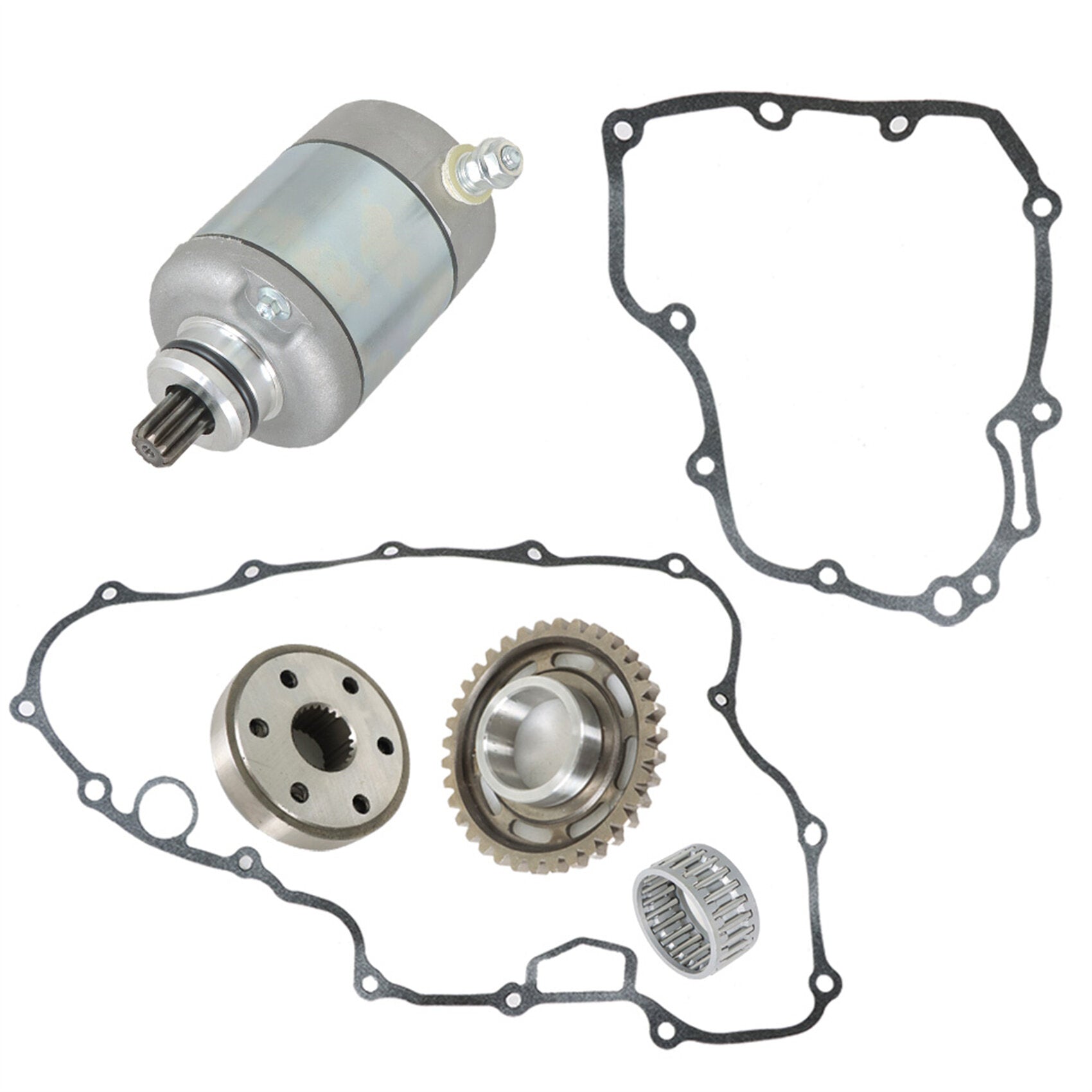labwork Starter and Starter Clutch and Driven Gear Set Replacement for Honda TRX450ER 2006-2014