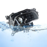 Right Headlight For 2014-2018 Jeep Cherokee Projector Black Housing Halogen Type
