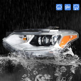 labwork Headlight Assembly, Compatible Replacement for 2018-2020 Chevy Traverse [HID/Xenon Model] LED DRL Projector Headlamp for Driver Side