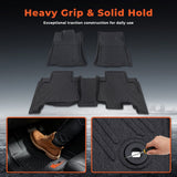 labwork 3PCS Floor Mats Black TPE Replacement for 4Runner 2014-2023 Replacement for GX460 2014-2023