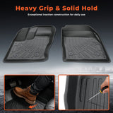 2Pcs Front TPE Car Floor Mats Replacement for Transit Connect 2014-2021