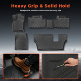 4PCS Floor Mats Black TPE Replacement for Du-Rango 2016-2026 7-Seater