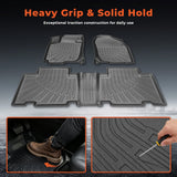 All Weather Easy To Clean for Toyota RAV4 RAV-4 2006-2012 Black Floor Liner Mats