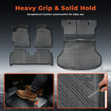 TPE Floor Liners & Backrest Mat &Cargo Liner for 2001-2007 Highlander Base Limited Sport