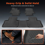 3PCS TPE All-Weather Floor Mats for 2019-2025 Toyota RAV4