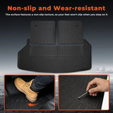 labwork 3D Custom Fit TPE Trunk Cargo Liner with Backrest Protectors Set for 2008-2013 Toyota Highlander
