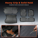 All Weather TPE Floor Liners and Trunk Mat and Backrest Mats for 2009-2012 Ford Escape/2009-2011 Mazda Tribute/Mercury Mariner