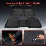 3PCS Floor Mats Black TPE Replacement for Escape 2020-2026