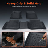 Fits 2019-2026 Toyota Corolla Hatchback TPE 3D Front & 2nd Row Floor Mats Liner
