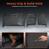 3PCS TPE All-Weather Floor Mats for 2010-2014 Ford F-150 SuperCrew