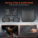 Labwork 4PCS TPE All-Weather Floor Mats Cargo Liner for 2018-2024 BMW X3