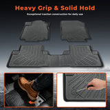 Floor Black Mats for Cars Liner Carpets 3Pcs Replacement for CRV 2012-2016