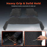 3PCS TPE All-Weather Floor Mats for 2015-2025 Ford F-150 SuperCrew