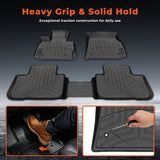 labwork 3PCS Floor Mats Black TPE Replacement for X3 2018-2024 Replacement for X4 2019-2024