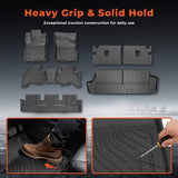For Toyota 4Runner 2013-2024(7 Seats) Floor Mats & Cargo Liner w/Backrest Mat