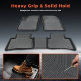Floor Mats Liner For 2018-2023 Toyota C-HR 4-Door Front & Rear All Weather Black