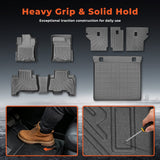 Floor Mats for Toyota 4Runner 2013-2024 5-Seater Cargo Mat w/Backrest Mat