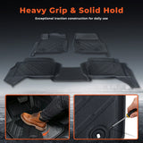 All Weather Non Hybrid Floor Mats Liner for 2024-2026 Toyota Tacoma Double Cab