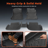 3Pcs Front and Rear TPE Car Floor Mats Replacement for Crosstrek 2018-2023 Replacement for Impreza 2018-2023