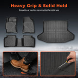TPE Floor Mats & Trunk Cargo Liner Set waterproof 3D For 2003-2009 Toyota Prius