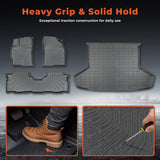 3D TPE Floor Mats & Trunk Cargo Liners All Weather Fits 2012-2017 Toyota Prius V