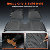 For 2001-2007 Toyota Highlander TPE Floor Mats Liner 3PCS New 3D Front & Rear
