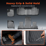 4PCS Floor Mats Black TPE Replacement for Enclave 2018-2024