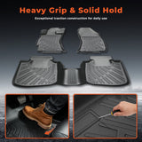 3Pcs Front and Rear TPE Car Floor Mats Replacement for Outback 2015-2019 Replacement for Legacy 2015-2019