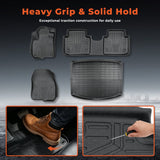 4PCS TPE All-Weather Floor Mats Cargo Liner for 2017-2022 Honda CR-V