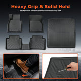 labwork 4PCS Floor Mats and Cargo Liner Black TPE Replacement for CX-50 2023-2025