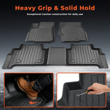 3PCS TPE All-Weather Floor Mats for 2022-2025 Jeep Grand Cherokee