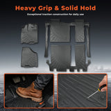 Floor Mats Liners TPE For 2013-2020 Toyota Sienna 8 Seats 3D Model All-Weather
