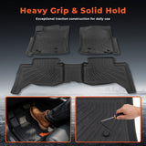 3PCS TPE All-Weather Floor Mats for 2005-2015 Toyota Tacoma