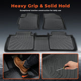 3PCS TPE All-Weather Floor Mats for 2007-2011 Toyota Camry