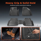 4PCS Floor Mats Black TPE Replacement for Ti-guan 2009-2018