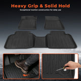 Labwork 3PCS TPE All-Weather Floor Mats for 2023-2026 Honda Accord