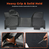 For 2015-2025 Ford F-150 Regular Cab Bucket Seat TPE 1st Row Floor Mats Liners