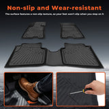 Floor Mats for 2022-2026 Ford Maverick (Only Hybrid Models) TPE All Weather Protection Interior Car Floor Liners
