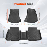 3Pcs Front and Rear TPE Car Floor Mats Replacement for Outback 2020-2025 Replacement for Legacy 2020-2025