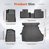 Floor Mats for Toyota Camry 2002-2006, All Weather TPE Floor Liners