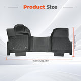 For 2015-2025 Ford F-150 Regular Cab Bucket Seat TPE 1st Row Floor Mats Liners