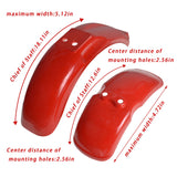 2Pcs Plastic Body Frame Fender For Honda Z50 Z50A Z50R 1979-1987 Mini Trail