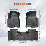 3 Rows TPE All-Weather Floor Mats for 2021-2026 Chevy Tahoe Yukon