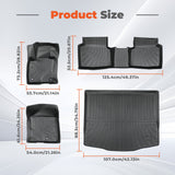 All Weather Floor Mats & Cargo Mat for Ford Escape 2020-2025 2026(Not for Hybrid)