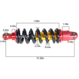 Labwork 285mm 11 Rear Shock Absorber Suspension Replacement for Dirt Bike TTR90 CRF70 SSR110 XR100 PW80