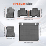 TPE Floor Mats+Trunk Cargo Liner For 2013-2024 Toyota 4Runner 5 Seat All Weather